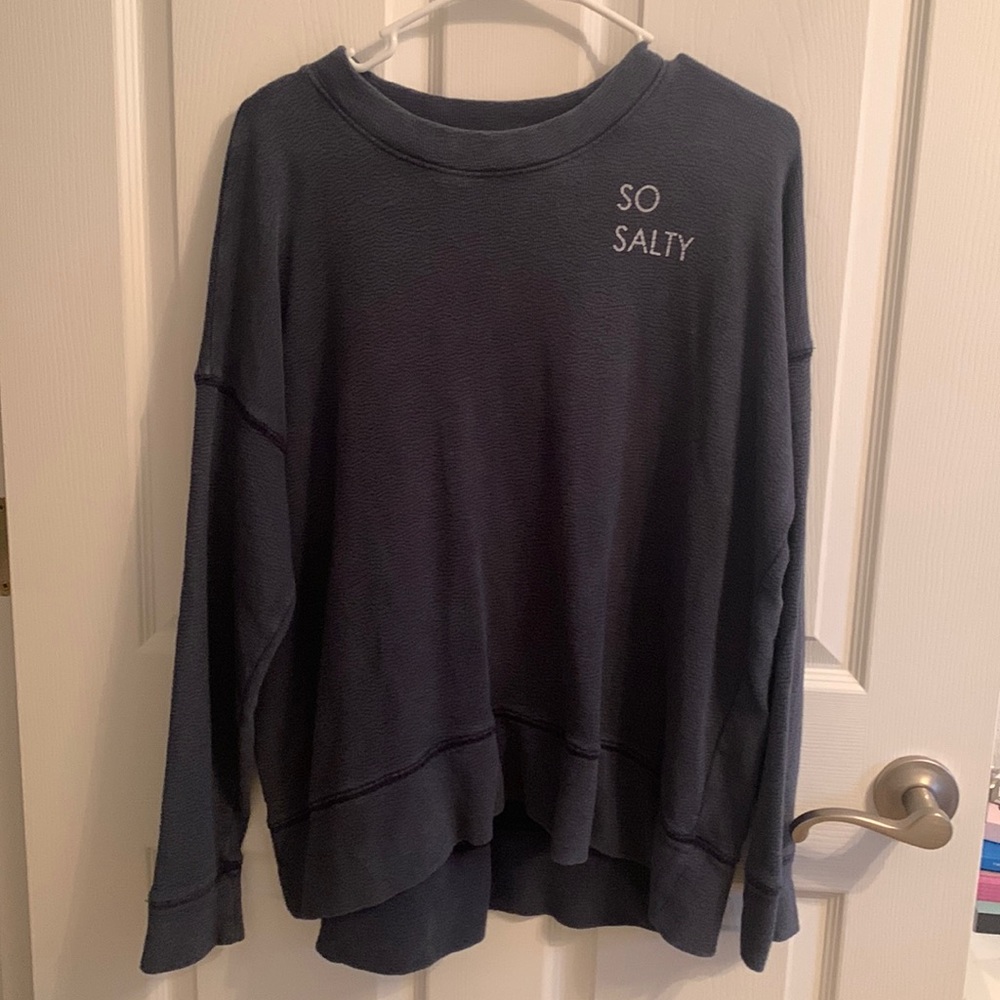 Aerie Navy Blue Sweatshirt